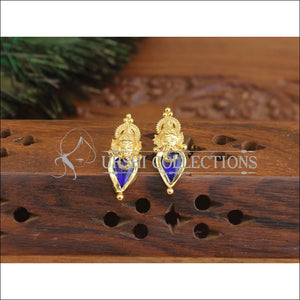 Kerala Style Gold Plated Ganesha Palakka Earrings M3044 - EARRINGS