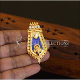 Kerala Style Gold Plated Ganesha Palakka Pendant M2614 - Pendant Set