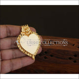 Kerala Style Gold Plated Ganesha Palakka Pendant M2624 - Pendant Set