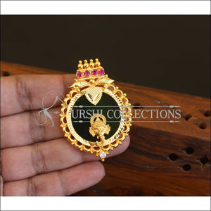 Kerala Style Gold Plated Ganesha Palakka Pendant M2630 - Pendant Set
