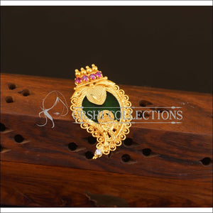 Kerala Style Gold Plated Ganesha Palakka Pendant M2636 - Pendant Set