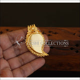 Kerala Style Gold Plated Ganesha Palakka Pendant M2636 - Pendant Set