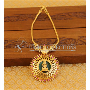 Kerala style gold plated Ganesha Temple necklace M1074 - Necklace Set