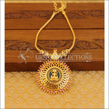 Kerala style gold plated Ganesha temple necklace M1076 - Necklace Set