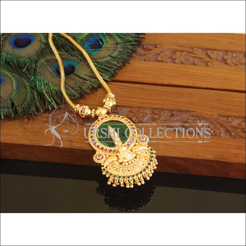 Kerala style Gold plated Kathakhali Palakka Necklace M2194 - Set