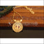 Kerala style Gold plated Krishna Palakka Necklace M2184