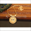 Kerala style Gold plated Krishna Palakka Necklace M2185