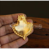 Kerala Style Gold Plated Krishna Palakka Pendant M2613 - Pendant Set