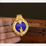 Kerala Style Gold Plated Krishna Palakka Pendant M2621 - Pendant Set