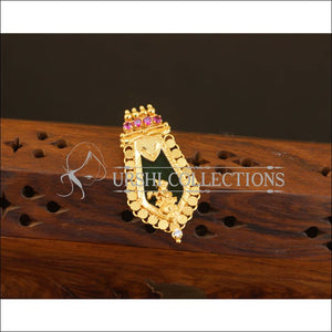 Kerala Style Gold Plated Krishna Palakka Pendant M2627 - Pendant Set