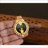 Kerala Style Gold Plated Krishna Palakka Pendant M2628 - Pendant Set