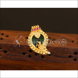 Kerala Style Gold Plated Krishna Palakka Pendant M2629 - Pendant Set