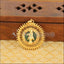 Kerala style gold plated Krishna pendant M1005