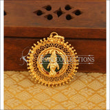 Kerala style gold plated Krishna pendant M1005 - Pendant Set