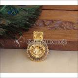 Kerala Style Gold Plated Krishna Pendant M2936 - Pendant Set