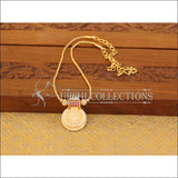 Kerala Style Gold Plated Lakshmi Coin Necklace M2782 - Necklace Set