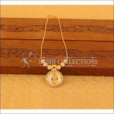 Kerala Style Gold Plated Lakshmi Necklace M2786 - Necklace Set