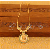 Kerala Style Gold Plated Lakshmi Necklace M2787 - Necklace Set