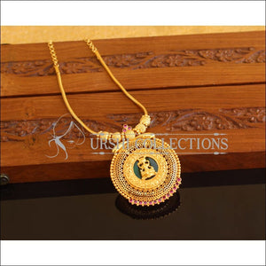 Kerala Style Gold Plated Lakshmi Palakka necklace M1963 - Necklace Set