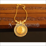 Kerala Style Gold Plated Lakshmi Palakka necklace M1963 - Necklace Set