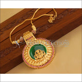 Kerala style gold plated Lakshmi palakka necklace M953 - Necklace Set