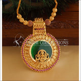 Kerala style gold plated Lakshmi palakka necklace M953 - Necklace Set