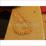 Kerala style Gold plated Mango Necklace Set M2385 - Necklace Set