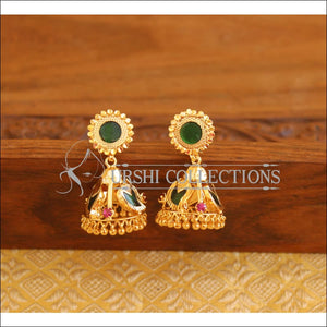 Kerala style Gold plated Mango Palakka earrings M2150