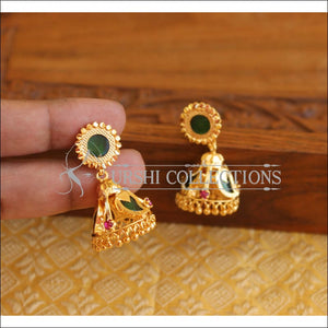 Kerala style Gold plated Mango Palakka earrings M2150