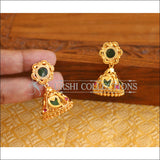 Kerala style Gold plated Mango Palakka earrings M2155