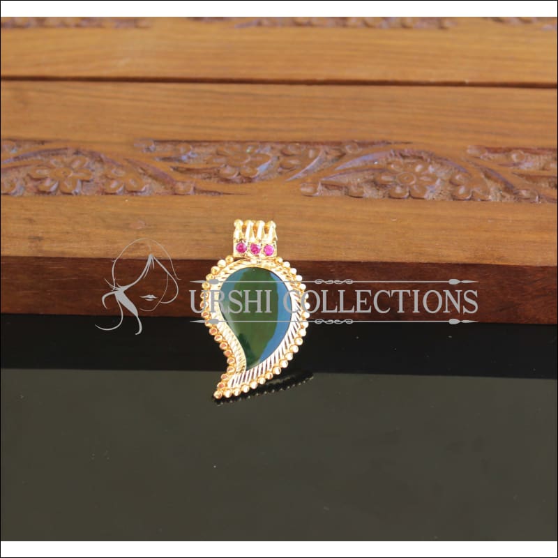 Kerala style Gold plated Mango Palakka Pendant M2171 - Set