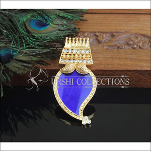 Kerala Style Gold Plated Mango Palakka Pendant M3011 - Pendant Set