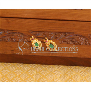 Kerala style Gold plated Nagapadam Palakka earrings M2253