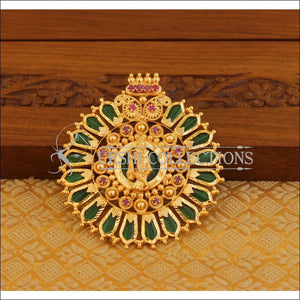 Kerala style gold plated Nagapadam pendant M1090 - Pendant Set