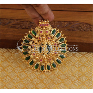 Kerala style gold plated Nagapadam pendant M1090 - Pendant Set