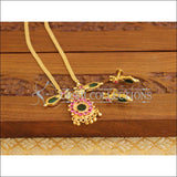 Kerala style gold plated Nagapadem Necklace M1231 - Necklace Set