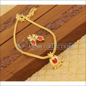 Kerala style gold plated necklace set M932 - Necklace Set