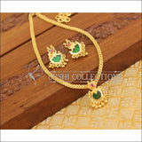 Kerala style gold plated necklace set M933 - Necklace Set