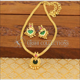 Kerala style gold plated necklace set M933 - Necklace Set