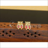Kerala Style Gold Plated Palakka Earring M2700 - Earrings