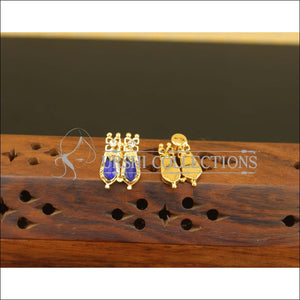 Kerala Style Gold Plated Palakka Earring M2701 - Earrings