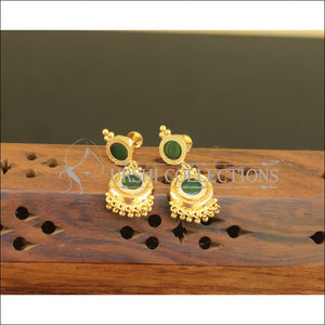 Kerala Style Gold Plated Palakka Earring M2702 - Earrings