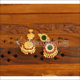 Kerala style Gold plated Palakka earrings M2157