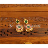 Kerala style Gold plated Palakka earrings M2157