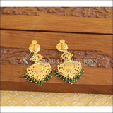 Kerala style Gold plated Palakka earrings M2221