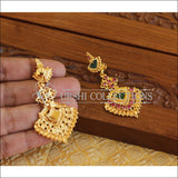 Kerala style Gold plated Palakka earrings M2224