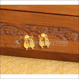 Kerala style Gold plated Palakka earrings M2257