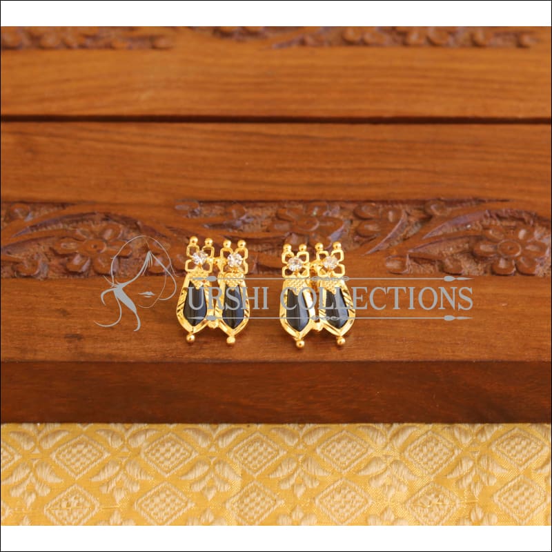 Kerala style Gold plated Palakka earrings M2257