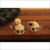 Kerala style Gold plated Palakka earrings M2343