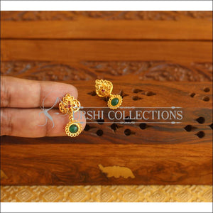 Kerala style Gold plated Palakka earrings M2346